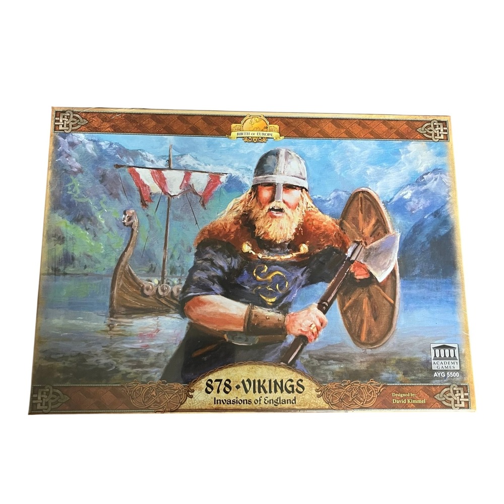 878 Vikings Invasions of England Board Game Academy Games Birth of Europe Sealed
